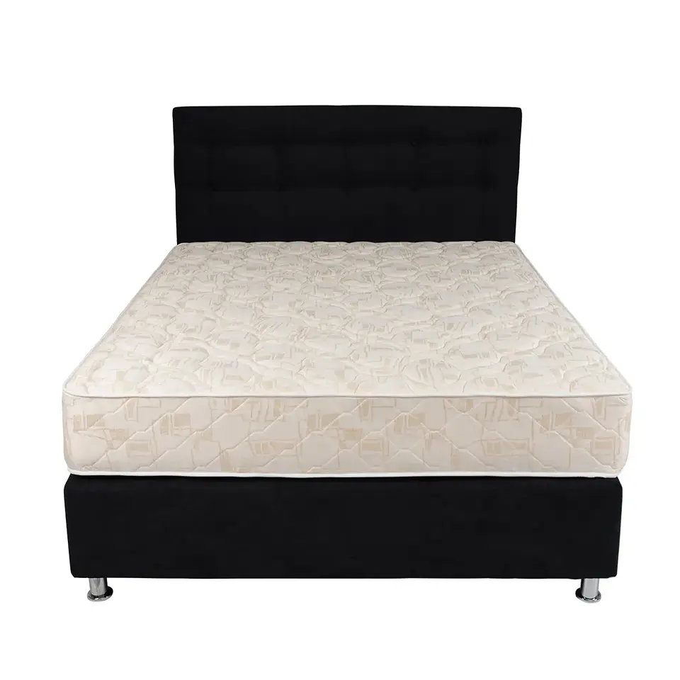 Box Americano Alegro FisioFlex Capitoné 2 PL Negro 2