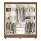 Closet Francia 3.2 c/Espejo Jequitibá/Off White MB Onessta 20304043 - Miniatura 2