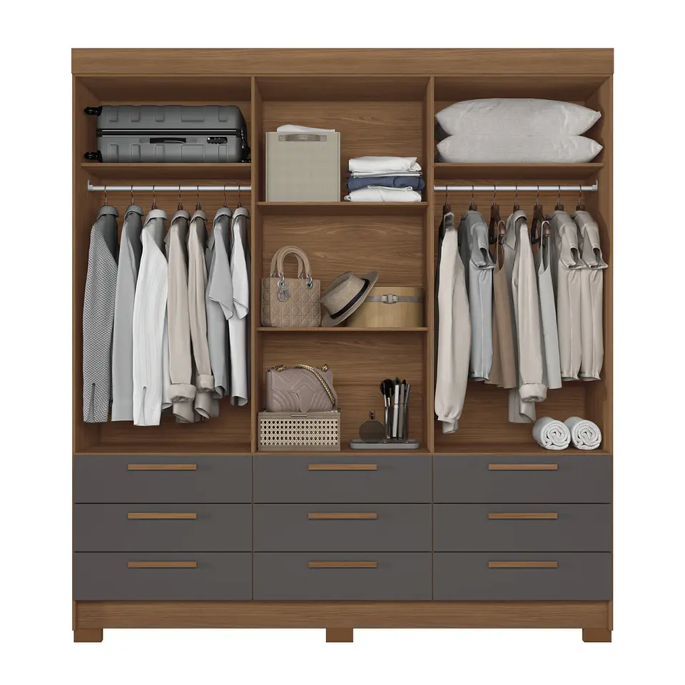 Closet Morretes 3.9 Jatobá/Grafito MB Onessta 20409048 2