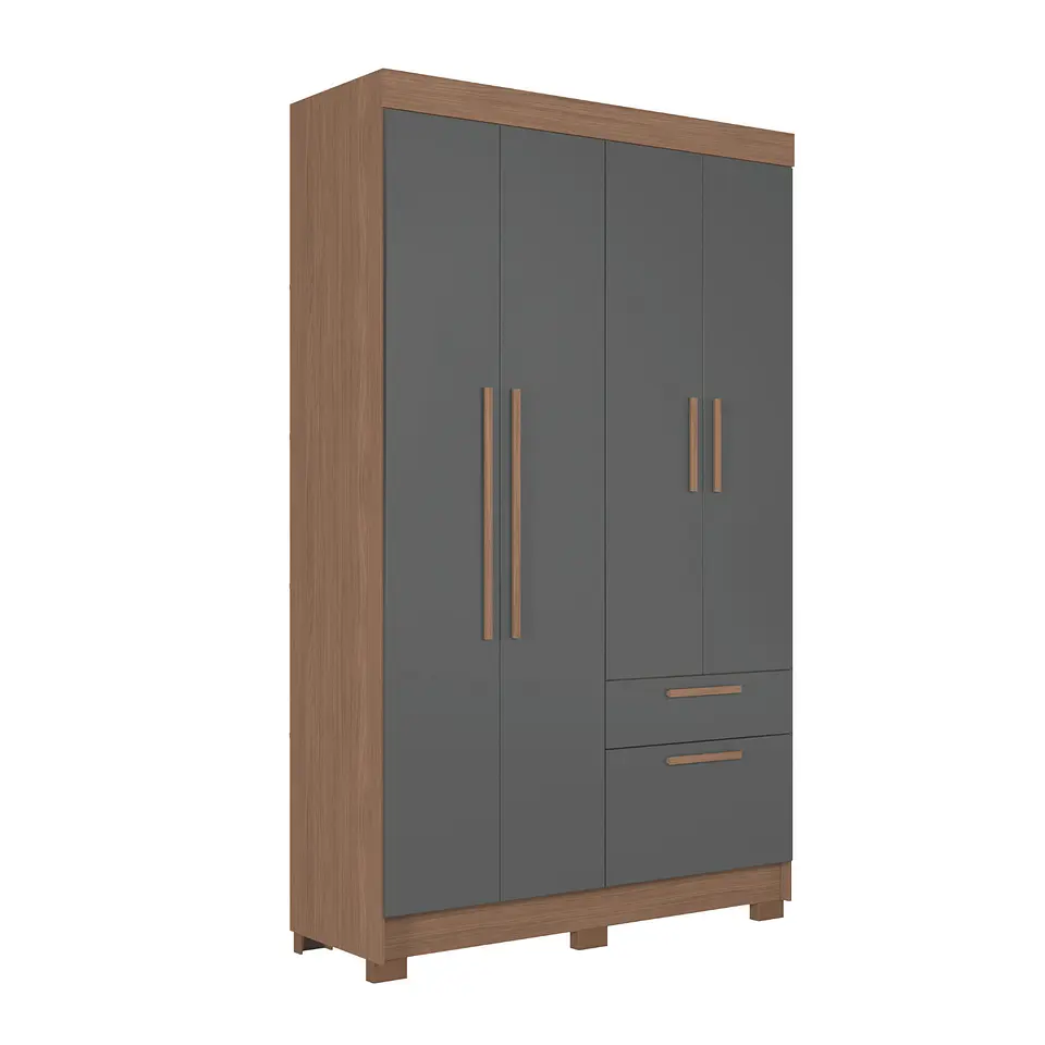 Closet Londrina 4.2 Jatobá/Grafito MB Onessta 20442048 2