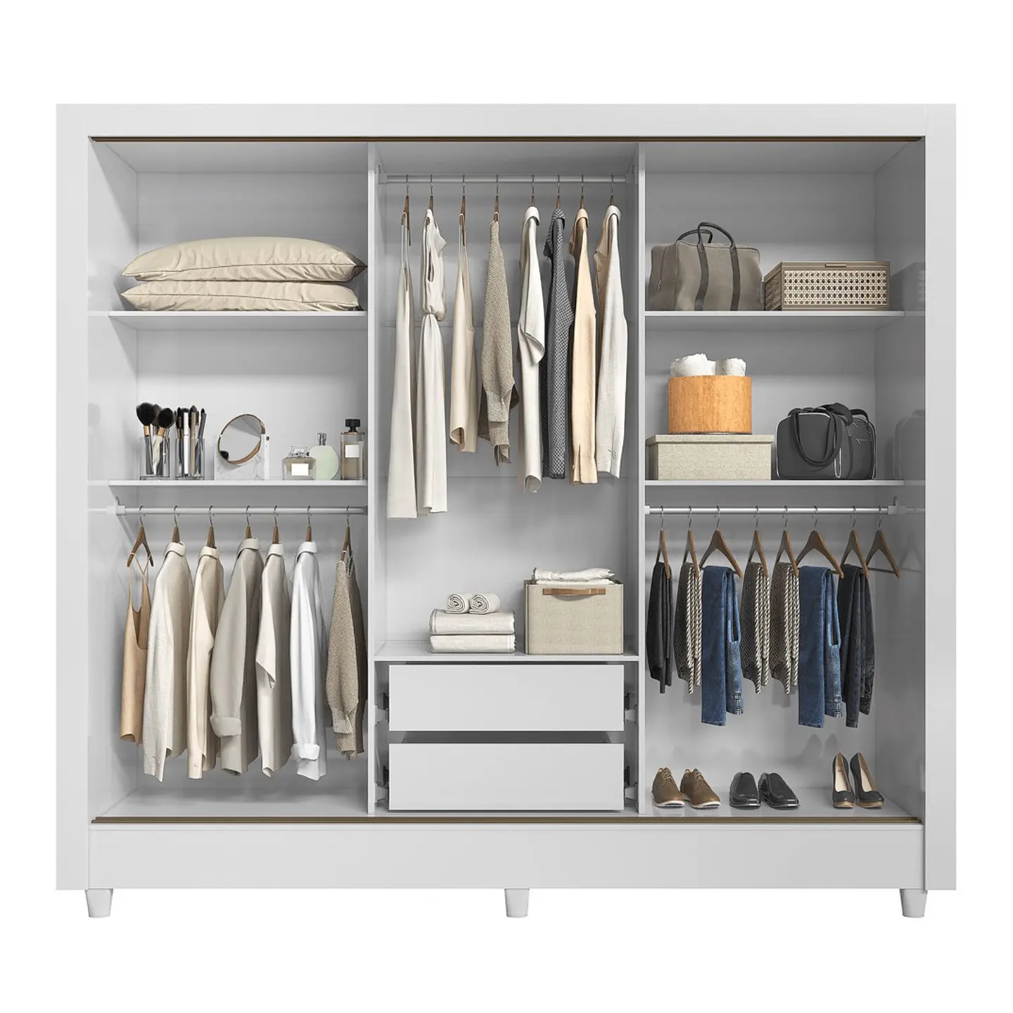 Closet 3.2 Francia c/Espejo MB Onessta 20304066 3
