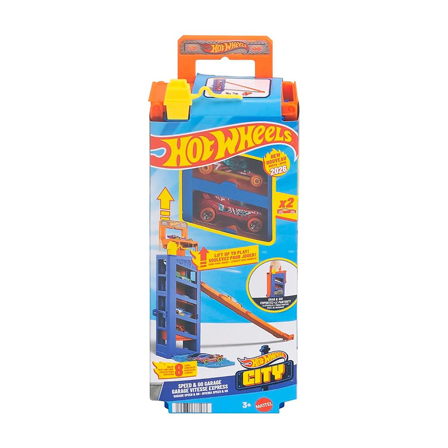 LAT HW CITY LIFT  GO PARKING GARAGE MATTEL JMJ52 3