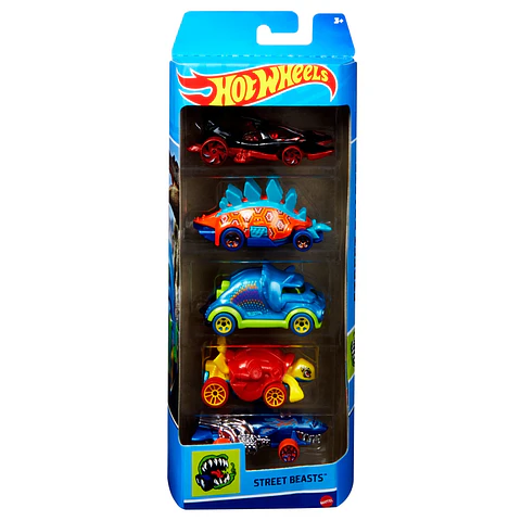 Autos Hotwheels Pack 5 Mattel 1806