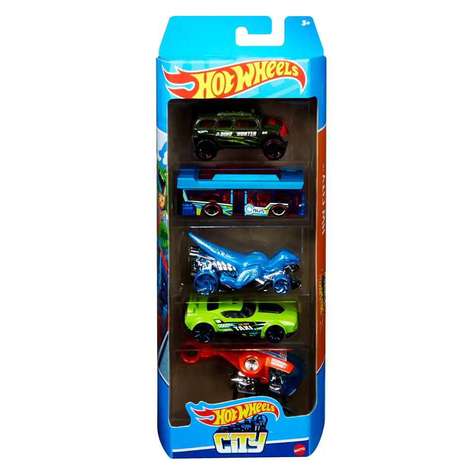AUTOS HOTWHEELS PACK 5 MATTEL 1806 5