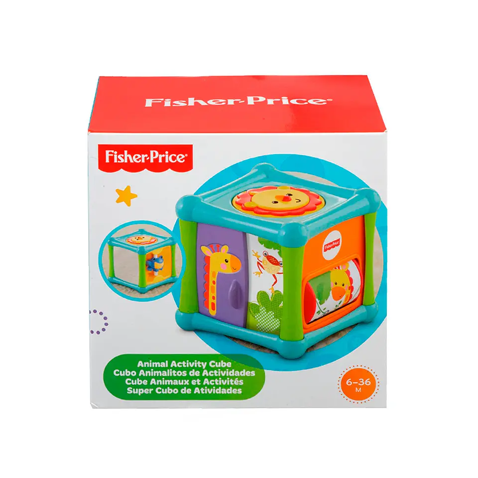 FISHER PRICE CUBO ANIMALITOS DE ACTIVIDADES MATTEL 2