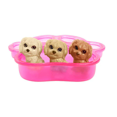 Barbie Sisters  Pets Cachorros Recin Nacidos Mat