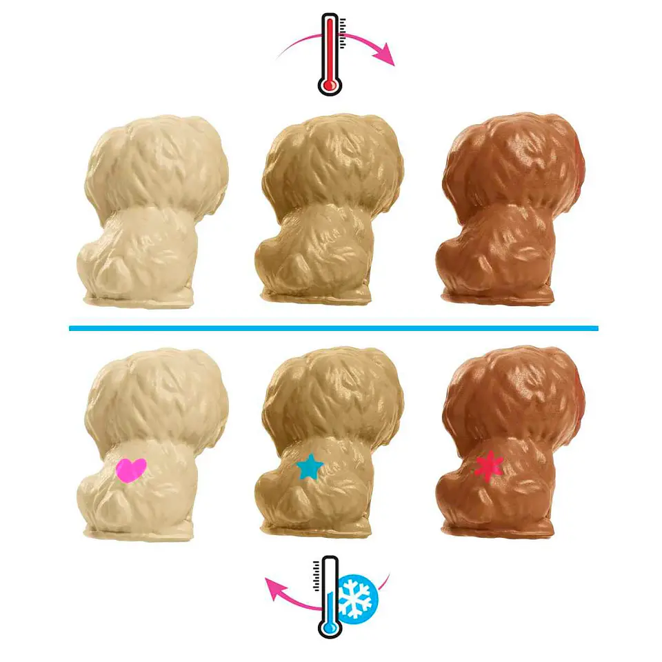 BARBIE SISTERS  PETS CACHORROS RECIN NACIDOS MAT 5