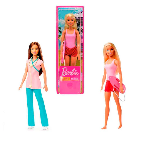 Barbie 60 Aniversario Profesiones Mattel Fwk89