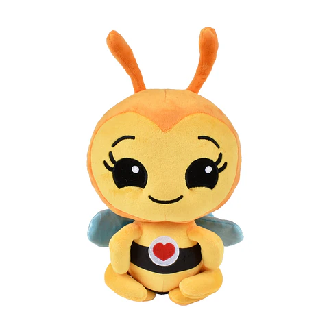 Peluche Abejita 30 Cm Musical Y Sensorial Plim Pli