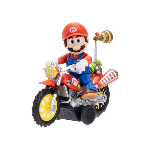 Moto Con Figura 6 Cm Nintendo Pelicula Ansaldo 376