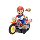 MOTO CON FIGURA 6 CM NINTENDO PELICULA ANSALDO 376 - Miniatura 1