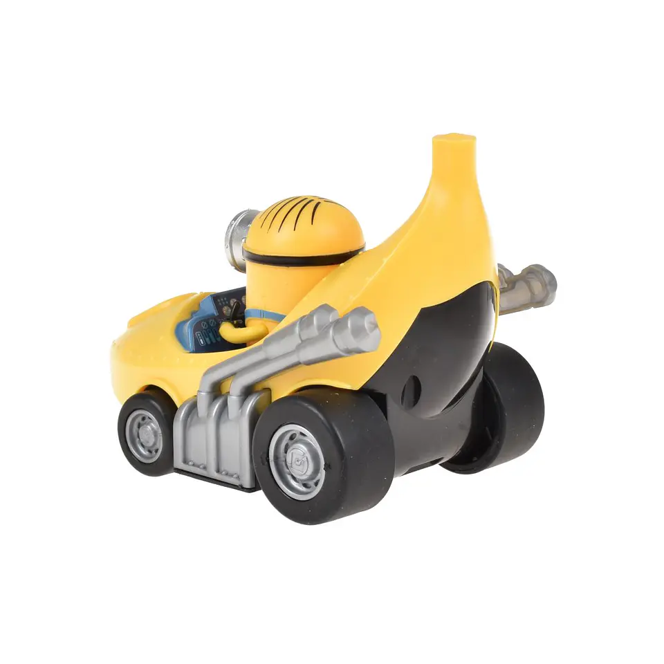 VEHICULO A FRICCION CON FORMA DE BANA MINIONS ANSA 2