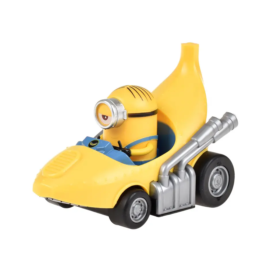 VEHICULO A FRICCION CON FORMA DE BANA MINIONS ANSA 3