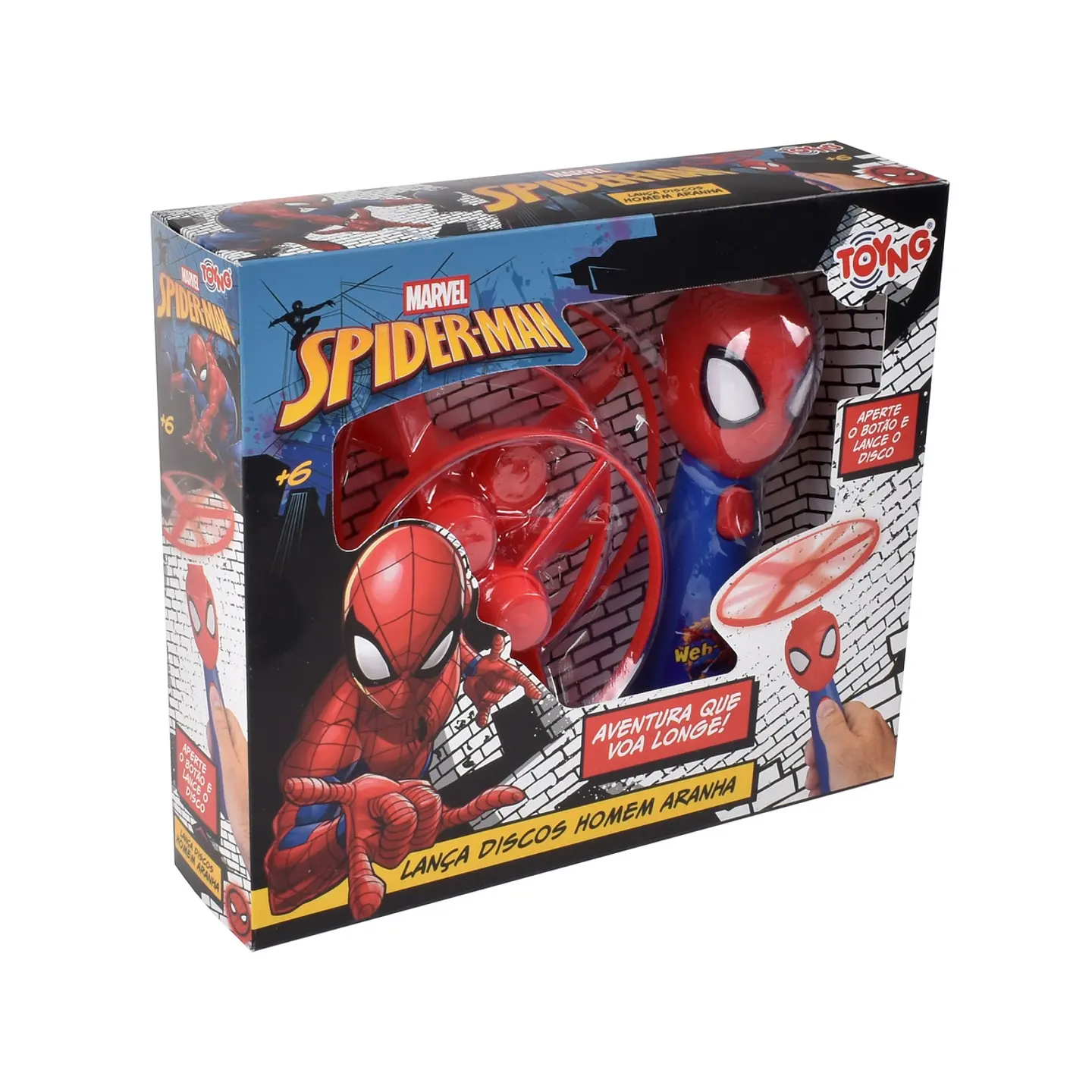 LANZADOR DISCOS VOLADORES SPIDERMAN ANSALDO 37753 5