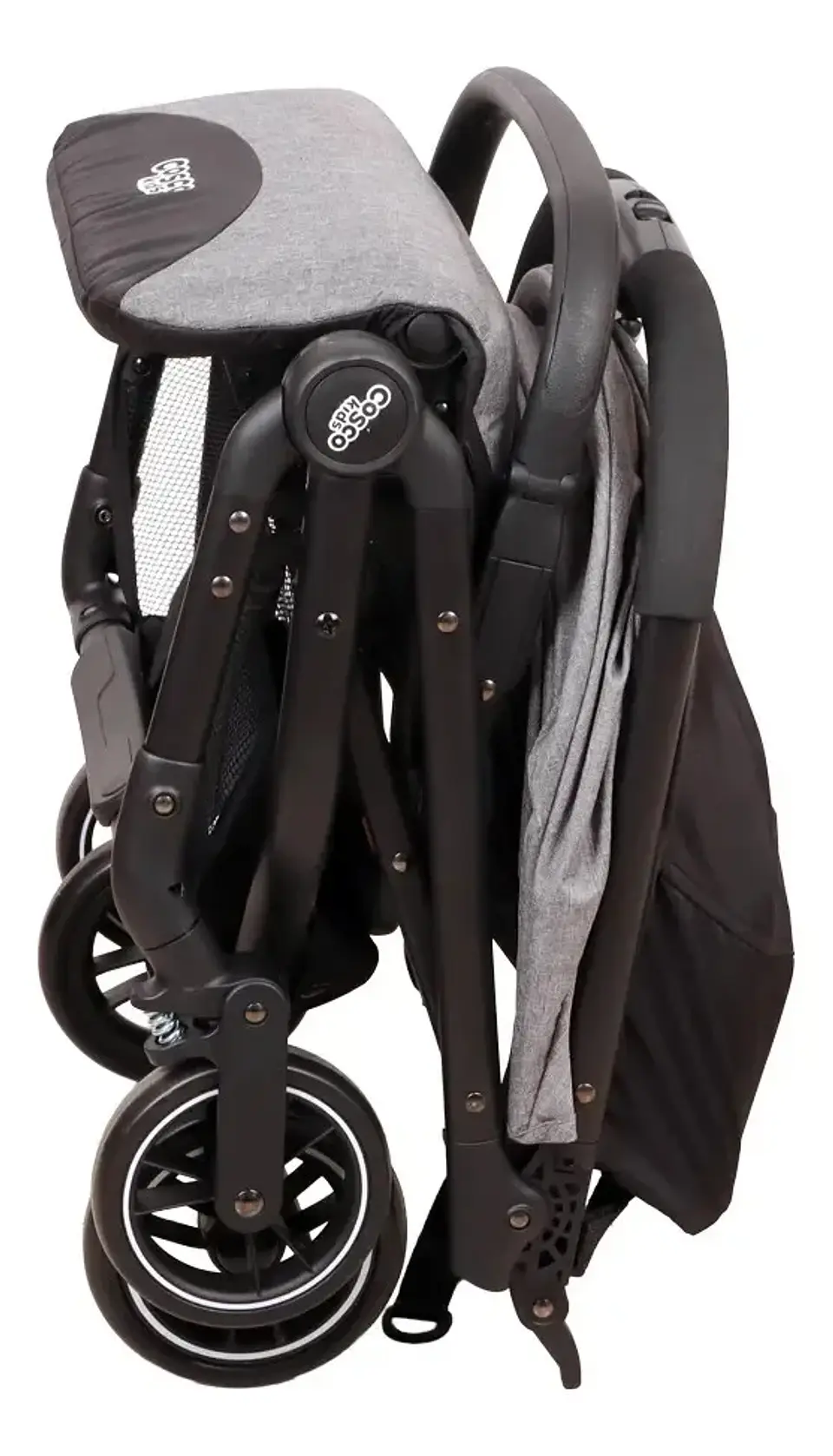 Coche Paseo Cosco Aggy Grey Gris Negro 2