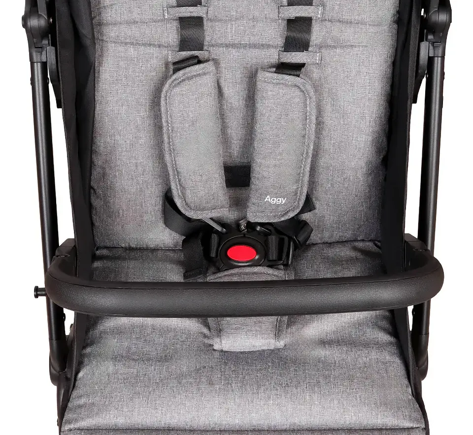 Coche Paseo Cosco Aggy Grey Gris Negro 3
