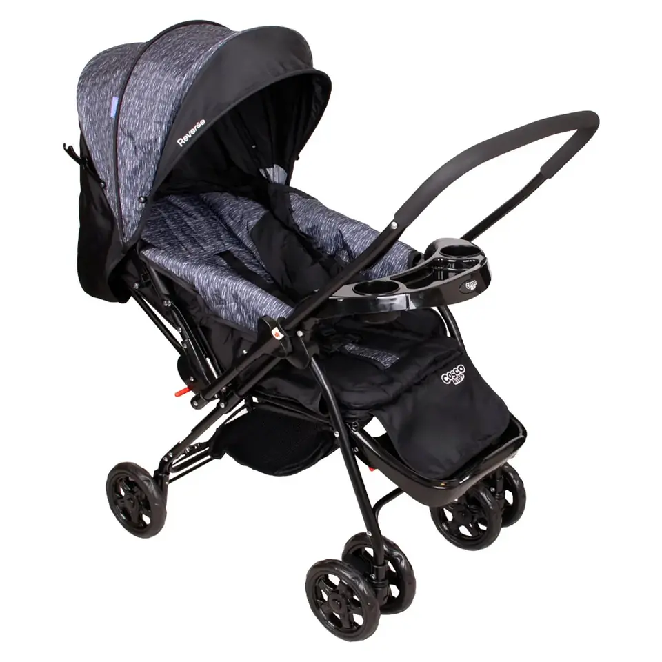 Coche Paseo Reverse Negro Cosco 3