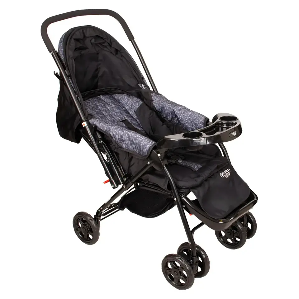 Coche Paseo Reverse Negro Cosco 4