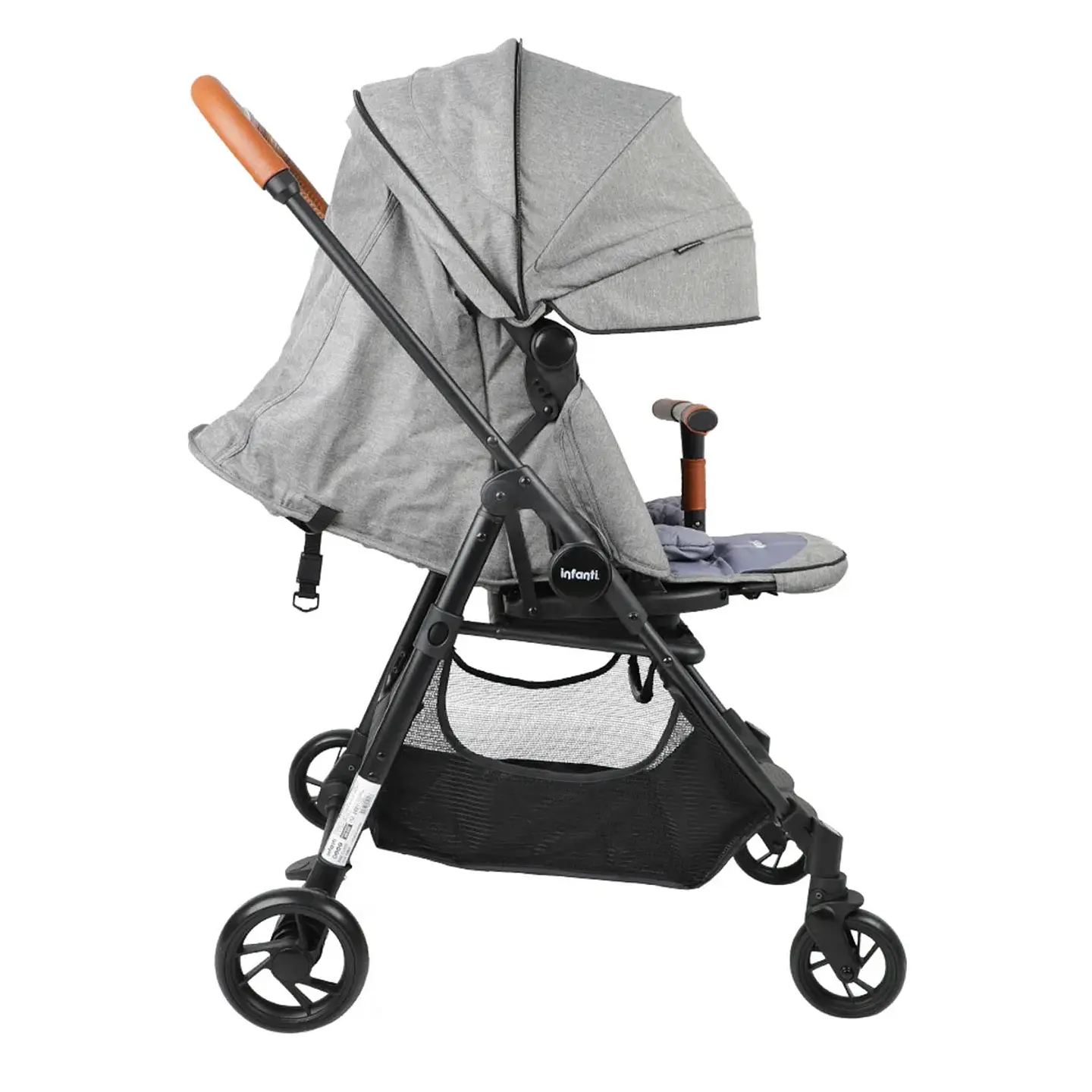 Coche Paseo Zuri 360° Gris Infanti 5
