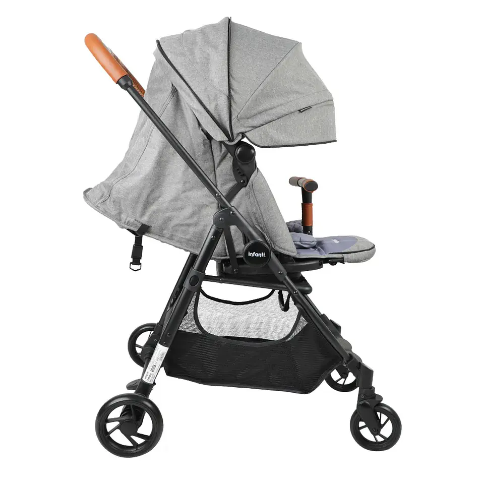 Coche Paseo Zuri 360° Gris Infanti 5