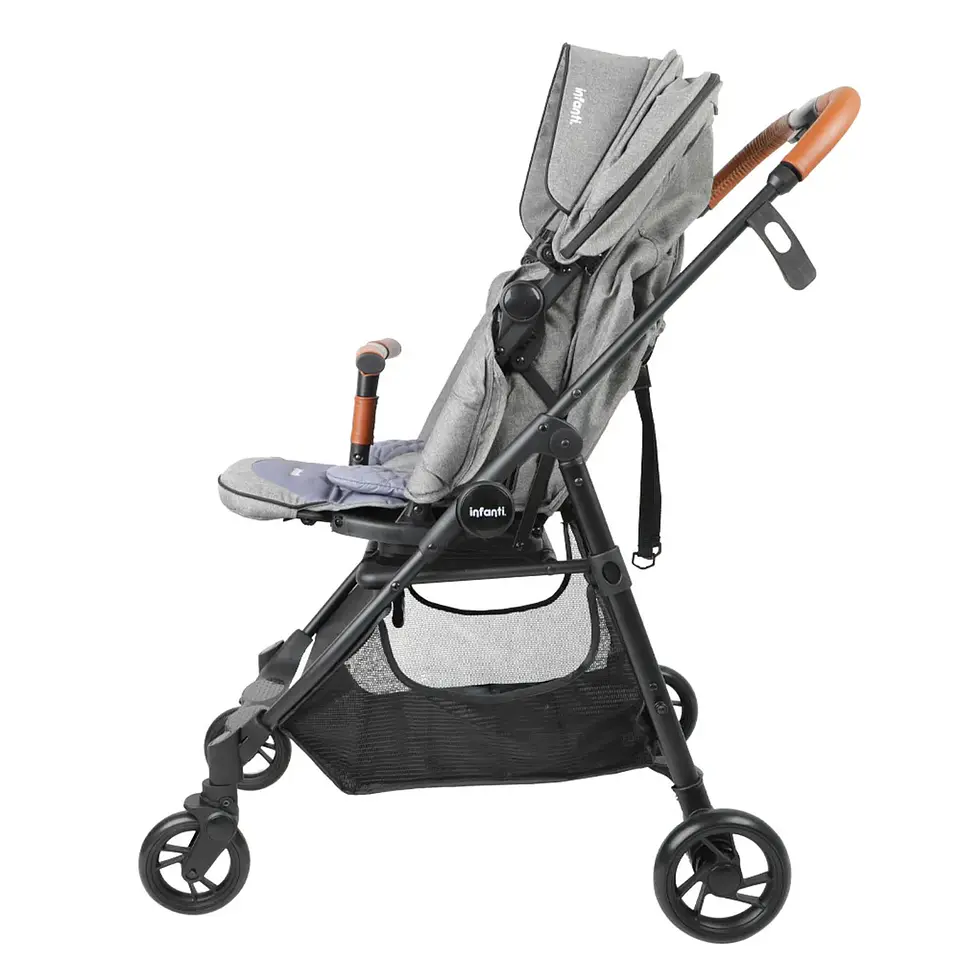 Coche Paseo Zuri 360° Gris Infanti 7