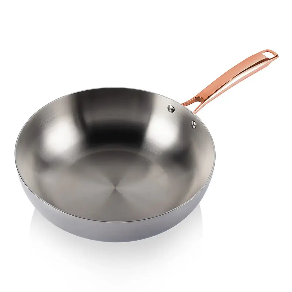 Wok 30cm Acero Inoxidable TH-MWK30I 1