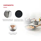 Bateria de cocina Aluminio Fundido Gris 7pzas TH-MB07GM - Miniatura 7