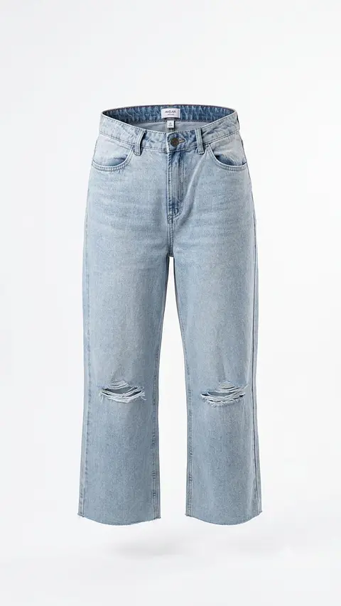 Jeans (mu) T/a Recto Basico Acuarela Imp. 736705 Dark Blue 36