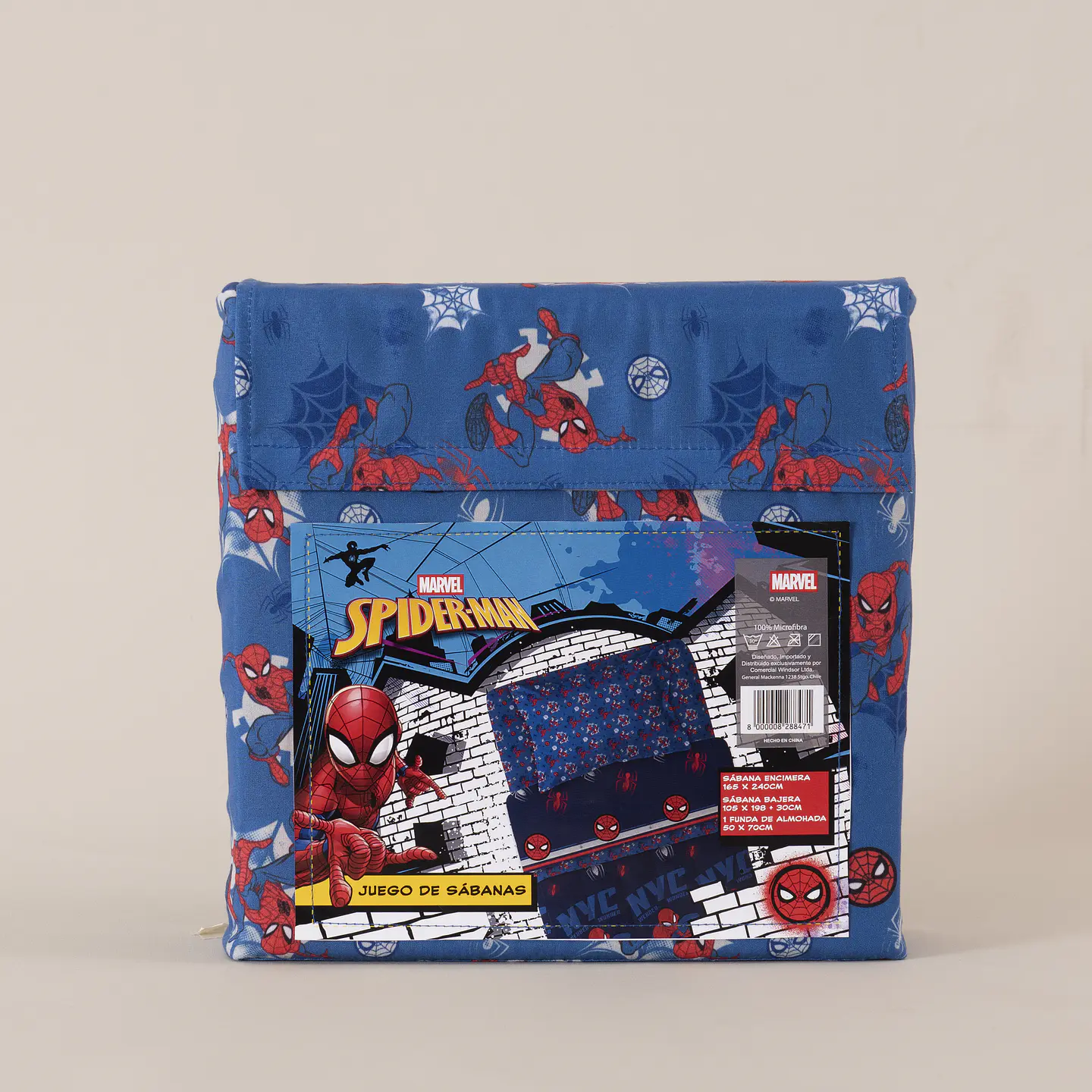 Sabana Single Spiderman Azul Windsor 828847 3