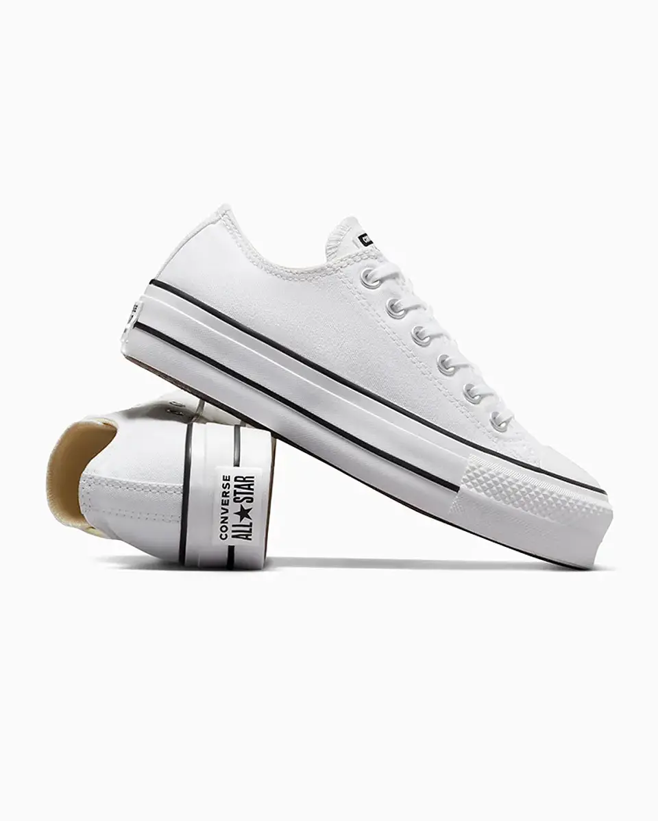 Zapatilla Mujer Chuck Taylor All Star Lift Urbano Converse 561680c-102 Blanco 6 4