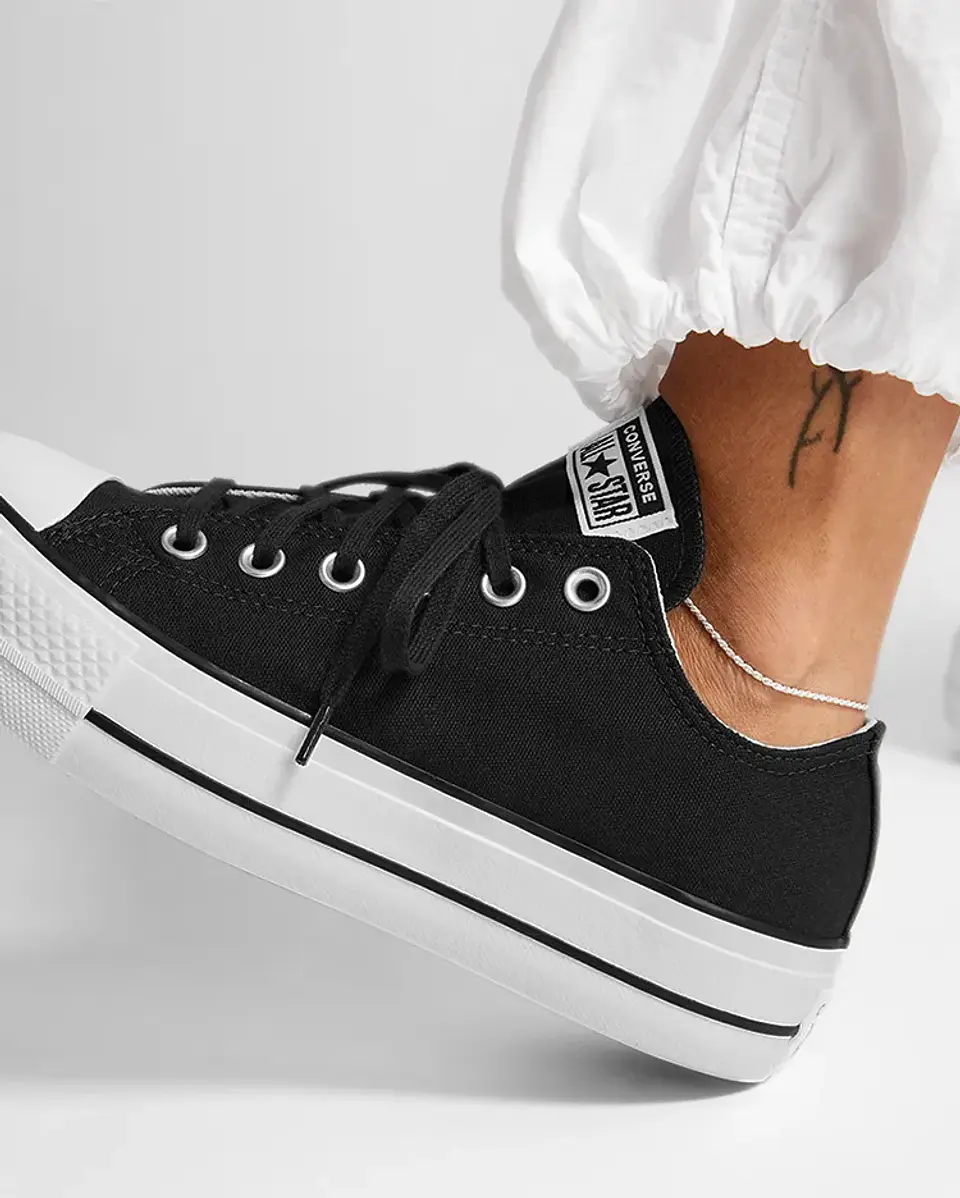 Zapatilla Mujer Chuck Taylor All Star Lift Urbano Converse 560250c Black 5 1/2 2