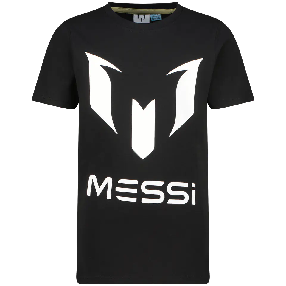 Polera (lo) C/p M/c Big Logo Messi C109kbn30001 Negro 10 1