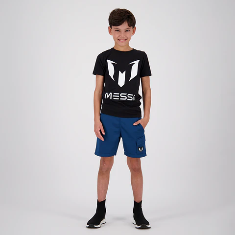 Polera (lo) C/p M/c Big Logo Messi Messi C104kbn30001 Negro 10
