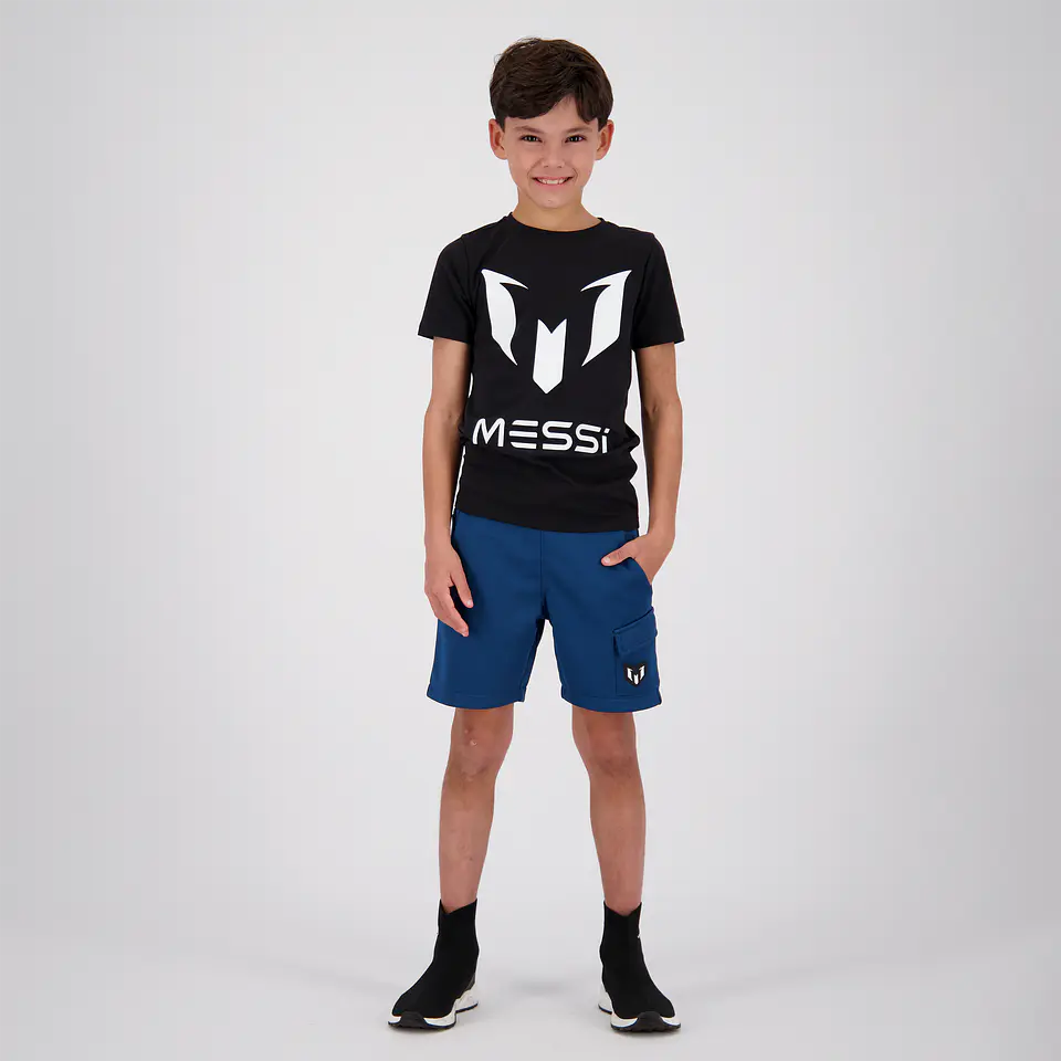 Polera (lo) C/p M/c Big Logo Messi Messi C104kbn30001 Negro 10 1