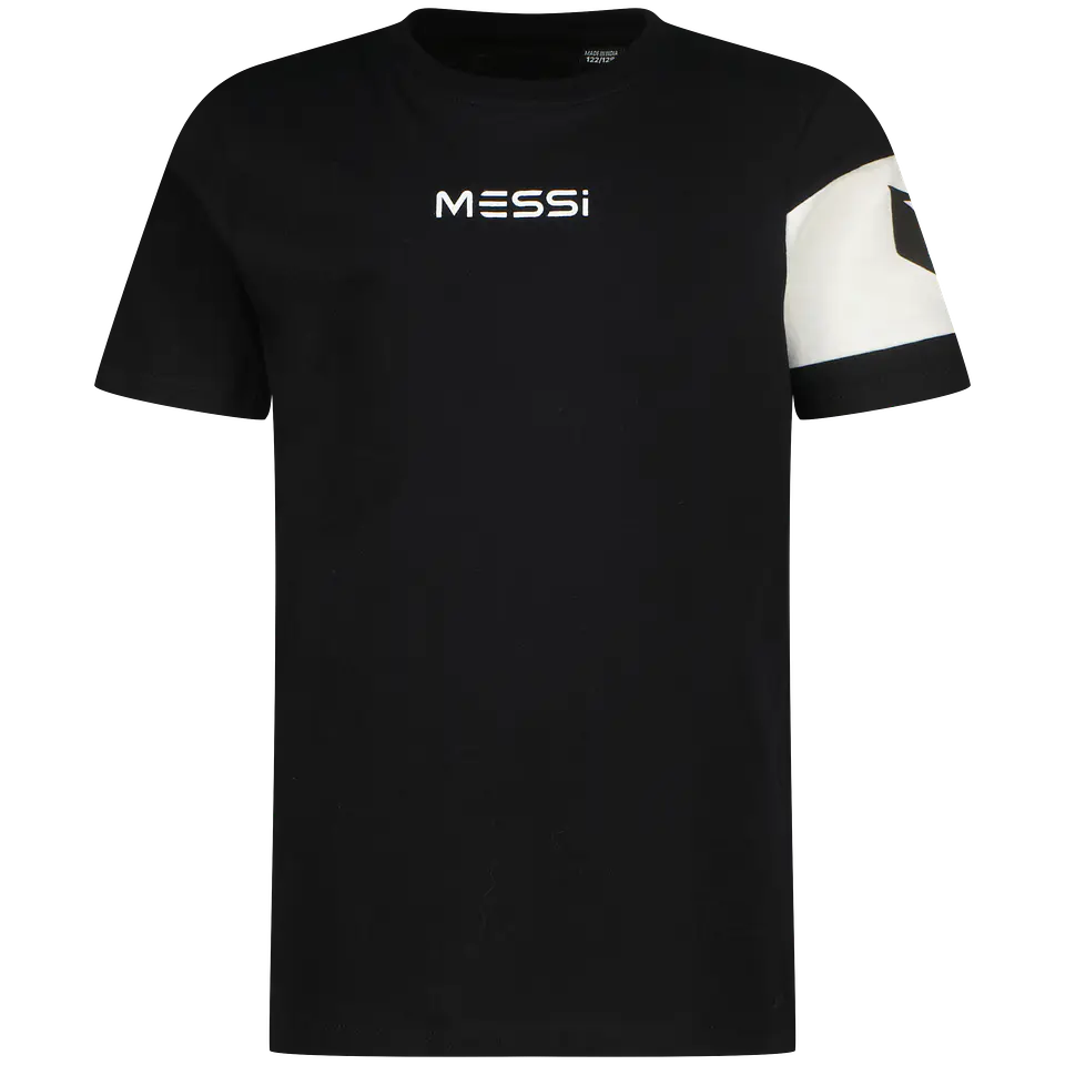 Polera (lo) C/p M/c Mini Logo Messi C132kun30001 Negro 10 1