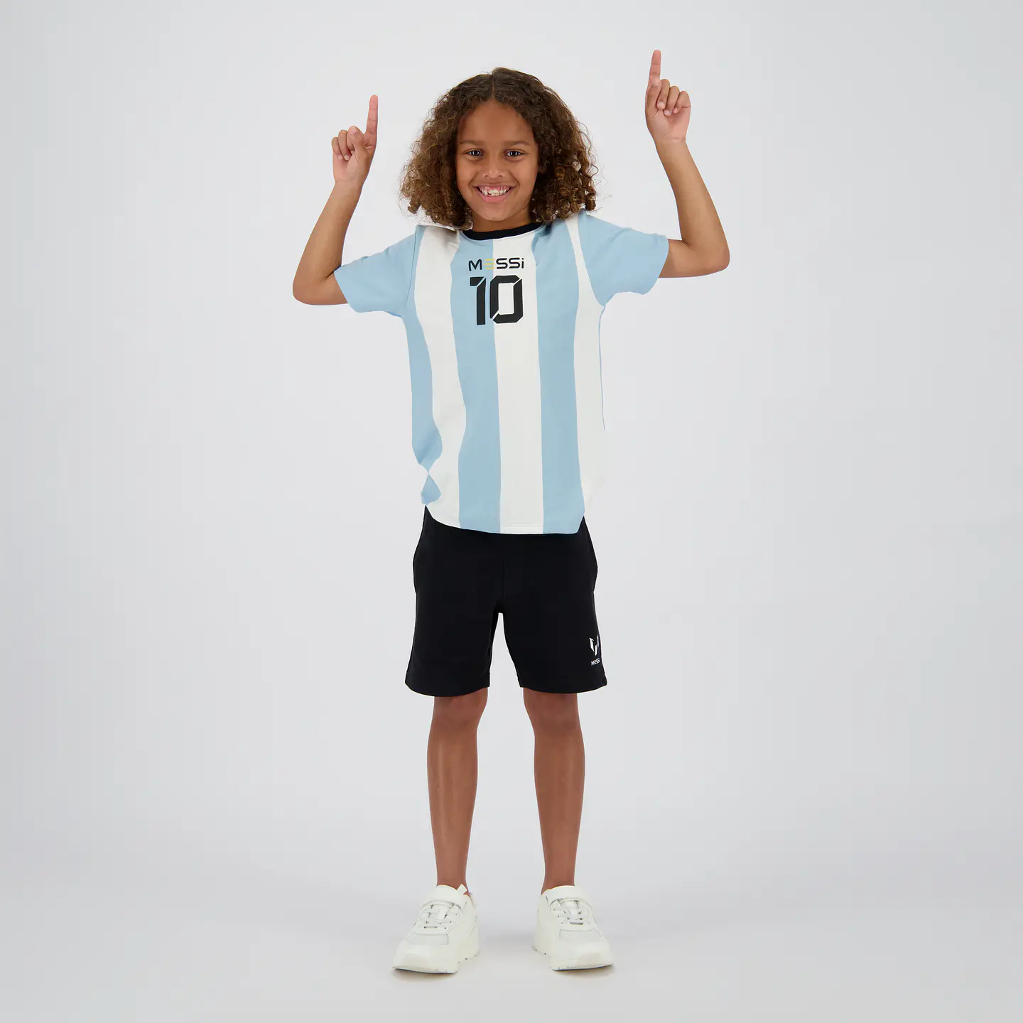 Polera (lo) C/p M/c Inspired Camiseta Messi C132kbn30004 Celeste 10 1