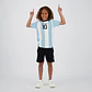 Polera (lo) C/p M/c Inspired Camiseta Messi C132kbn30004 Celeste 10 - Miniatura 1