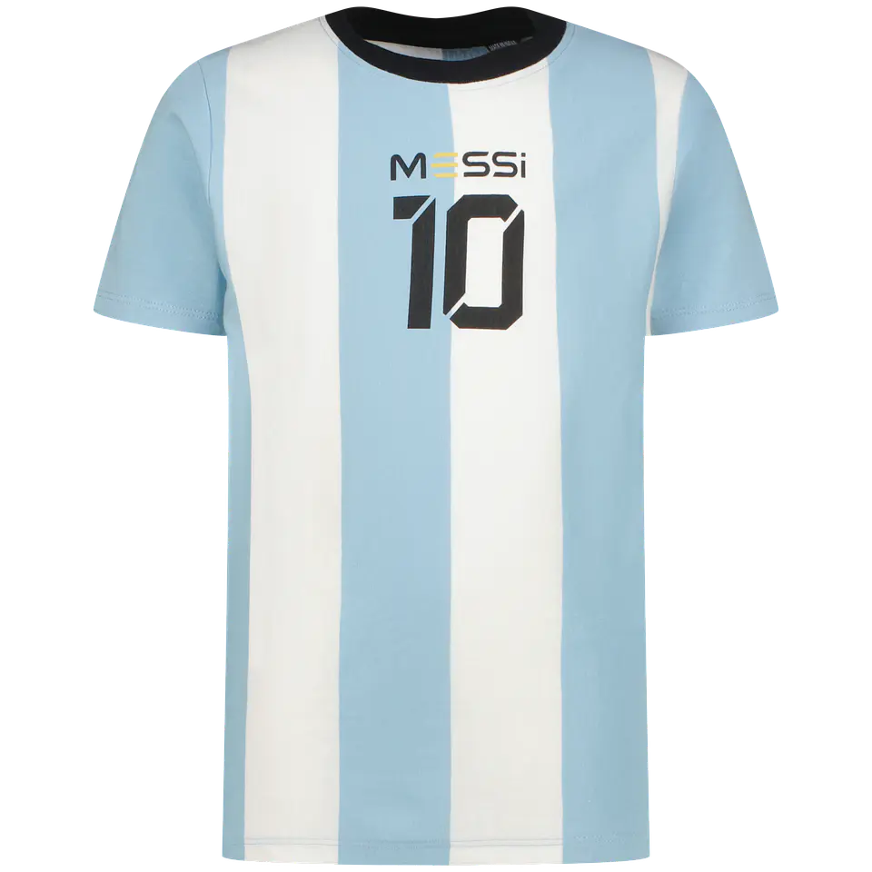 Polera (lo) C/p M/c Inspired Camiseta Messi C132kbn30004 Celeste 10 2