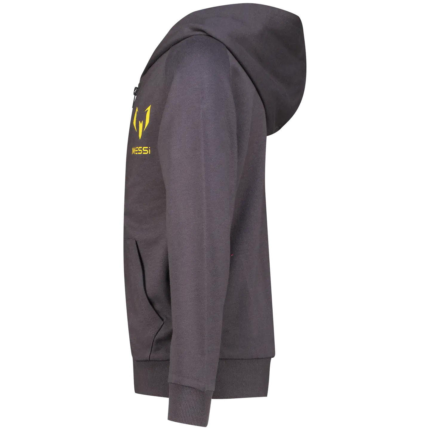 Polerón Niño con Cierre Frontal Mini Logo Messi C132KBN34803 – Gris 2