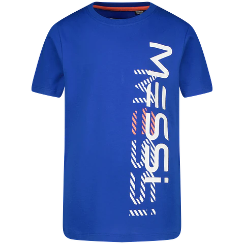 Polera Niño Manga Corta Vertical Messi C132KBN30008 – Azul