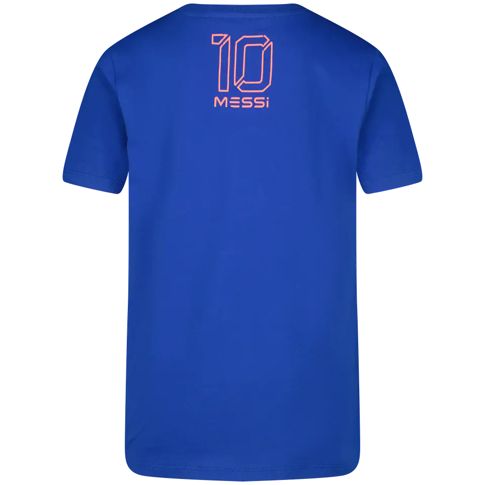 Polera Niño Manga Corta Vertical Messi C132KBN30008 – Azul 5