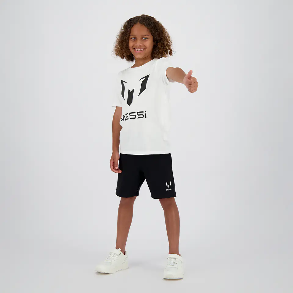Polera (lo) C/p M/c Big Logo Messi C132kbn30005 Blanco 10 1