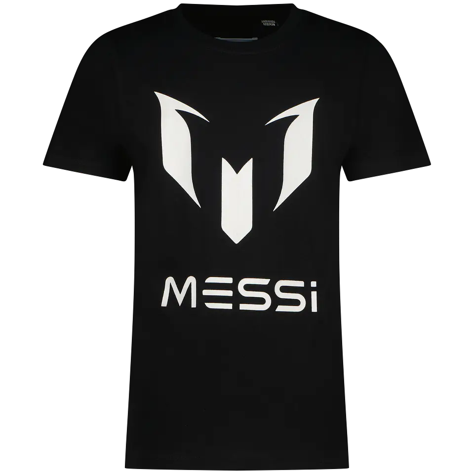 Polera (lo) C/p M/c Big Logo Messi C132kbn30005 Negro 10 1