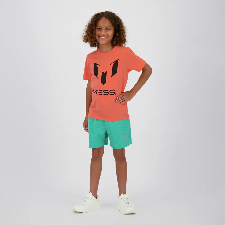 Polera (lo) C/p M/c Big Logo Messi C132kbn30005 Coral 10 1