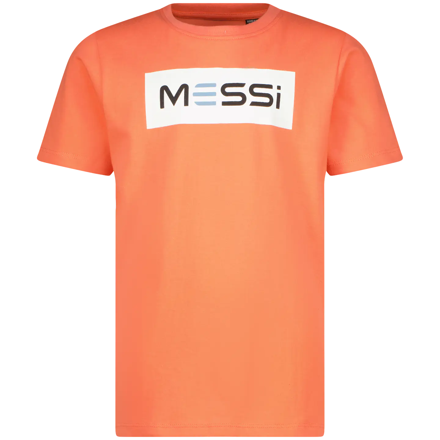 Polera Niño Manga Corta Estampada Messi C132KBN30002 – Coral 1