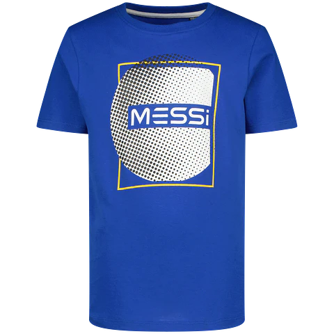 Polera Niño Manga Corta Estampada Messi C132KBN30001 – Azul