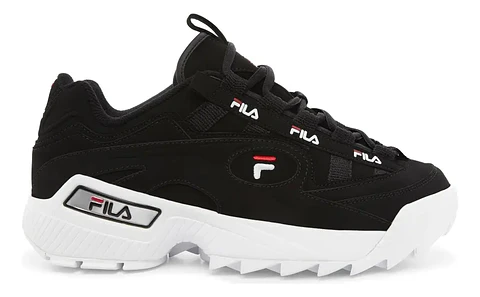 Zapatilla Hombre D-formation Urbano Fila 1cm00490-014 Negro-blanco 7