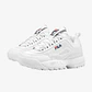 Zapatilla Mujer Disruptor Ii Urbano Fila 5fm00002-125 Blanco 6 - Miniatura 2