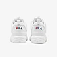 Zapatilla Mujer Disruptor Ii Urbano Fila 5fm00002-125 Blanco 6 - Miniatura 4