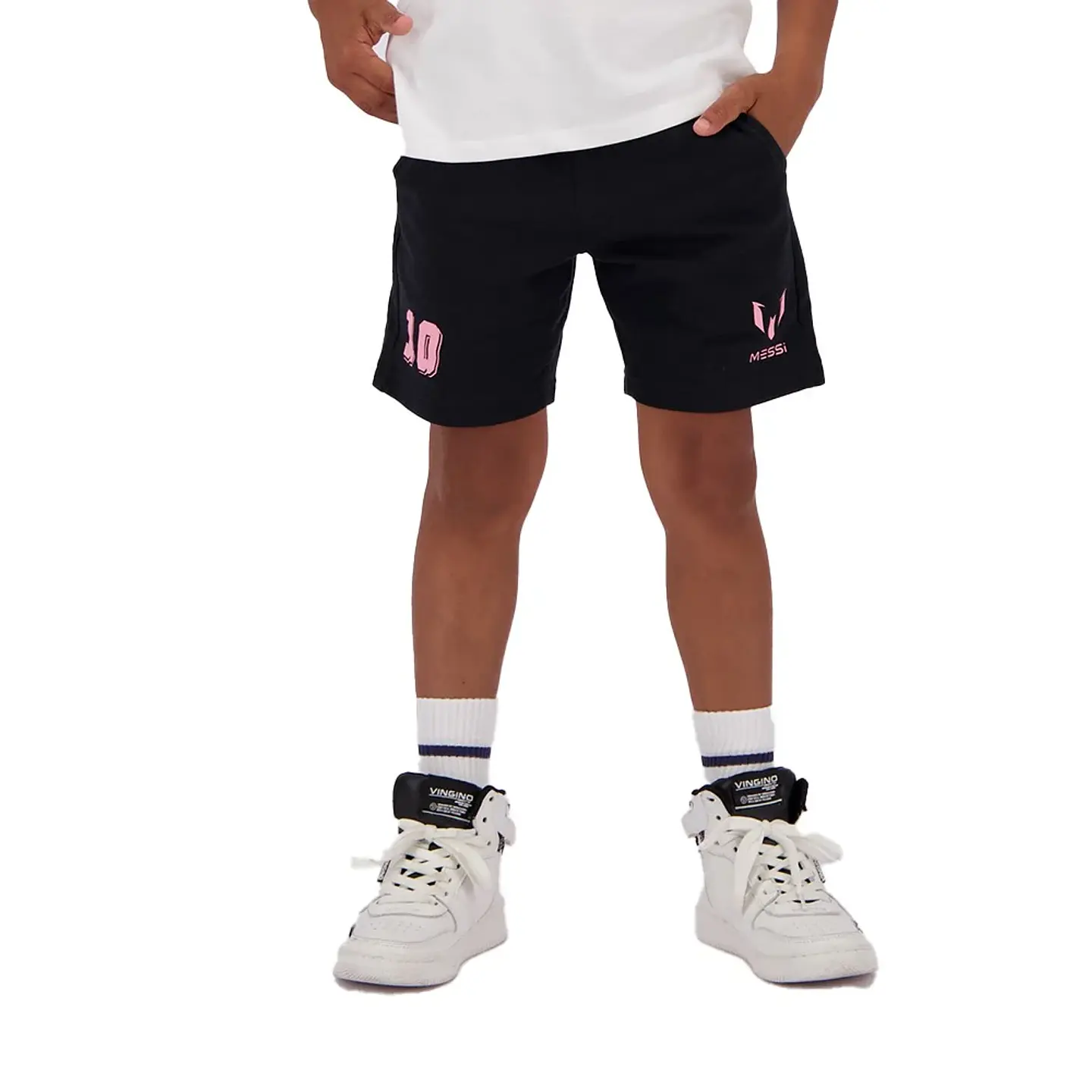 Short (lo) Liso Mini Logo Messi C132kun46001 Negro 10 1